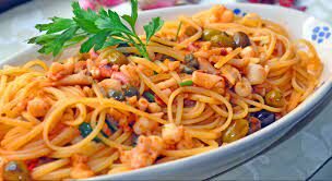 Spaghetti e moscardini