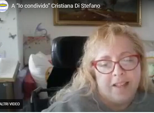 A “Io condivido” il rammarico di Cristiana Di Stefano. (Video)